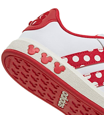 adidas Performance Sko - Grand Court Minnie - Hvid/Rød