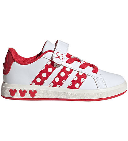 adidas Performance Sko - Grand Court Minnie - Hvid/Rød