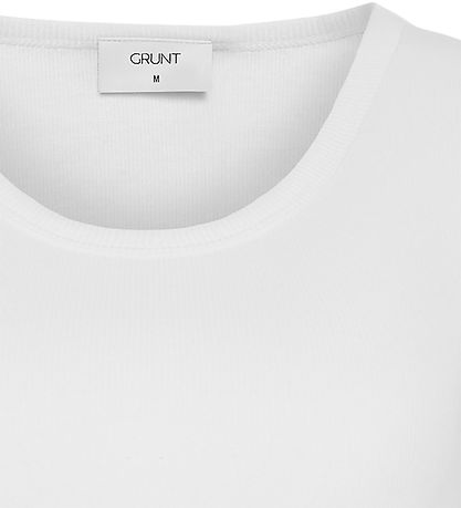 Grunt Top - GrNarielle - Rib -  White