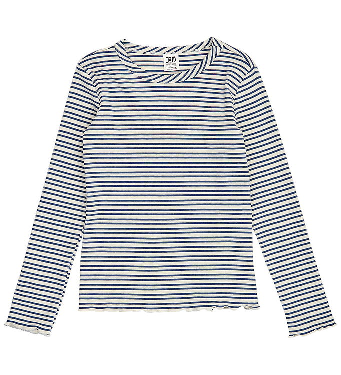 Jam Generation Bluse - Rib - Tofy/Navy