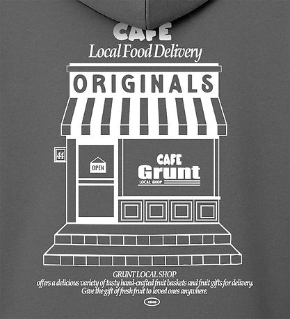 Grunt Hættetrøje - GrJoseph - Dark Grey
