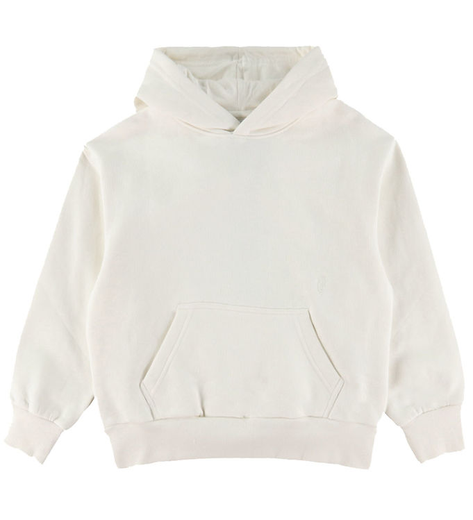 Grunt Hættetrøje - GrFenja - Off White m. Print