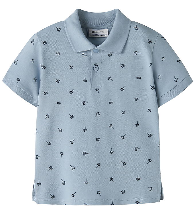 Name It Polo - NmmVolo - Blue Fog/Palm