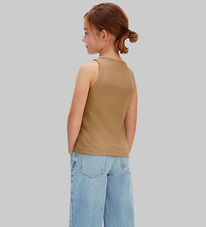 Calvin Klein Top - Rib - Tigers EyeBROWN