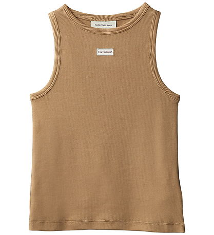 Calvin Klein Top - Rib - Tigers EyeBROWN