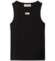 Calvin Klein Top - Rib - Ck BlackBLACK