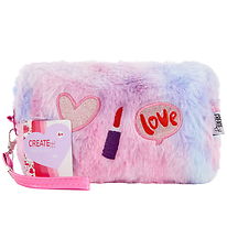 Create It Makeup Taske - Furry - Lilla/Blå/Rose