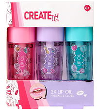 Create It Lip Oil - Hydrate & Gloss - 3-pak