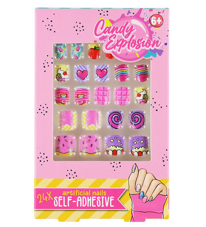 Create It Negle - Candy Explosion - Artificial Nails-Self-Adhesi