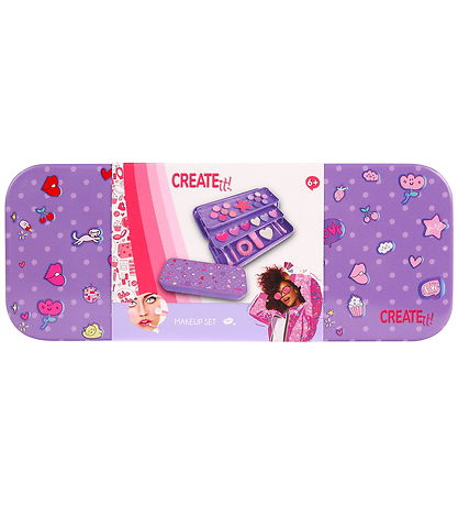 Create It Makeup - 3 Layered Makeup Tin - Lilla