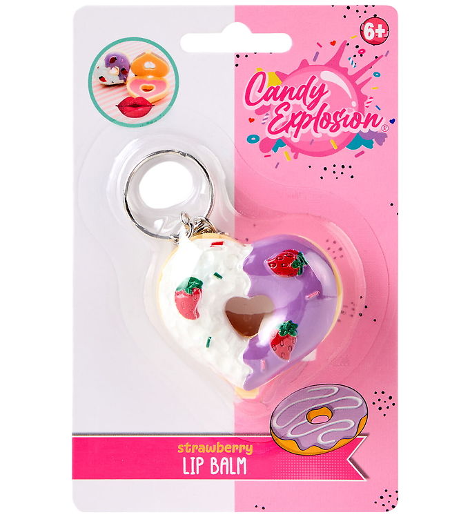 Canenco Create It! Candy Explosion Donut Lip Balm Keychain