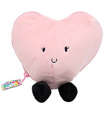 Flipetz Soft Toy - I Love You Heart & Flower - Pink/White