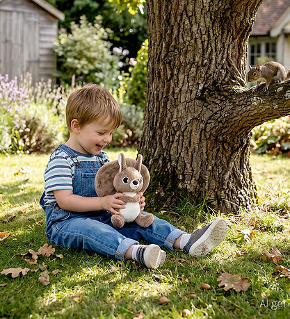 Flipetz Bamse - Noiset The Squirrel & Acorn - Brun