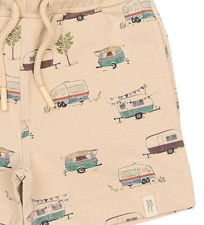 Petit Piao sweatshorts - PpEvered - Doeskin Camper AOP