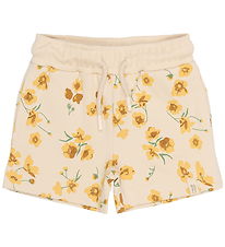 Petit Piao Sweatshorts - PpEydra -  Fog Buttercup AOP