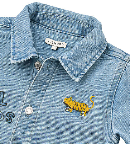 Liewood Denimjakke - Kinsley  Placemaen - Cool Kids/Light Blue D