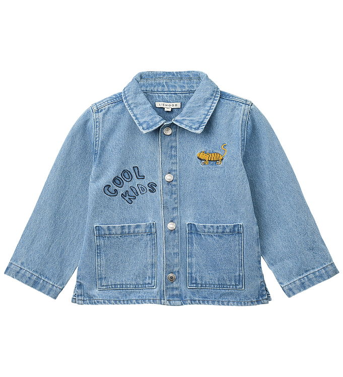 Liewood Denimjakke - Kinsley Placemaen - Cool Kids/Light Blue D