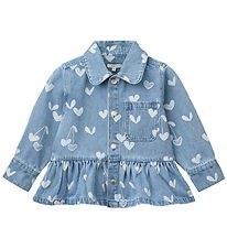 Liewood Denimjakke - Kenza - Sweethearts/Light Dlue Denim