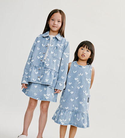 Liewood Denimjakke - Kenza - Sweethearts/Light Dlue Denim