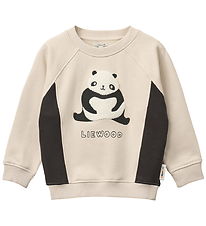 Liewood Sweatshirt - Aude - Panda/Sandy/Dark Grey