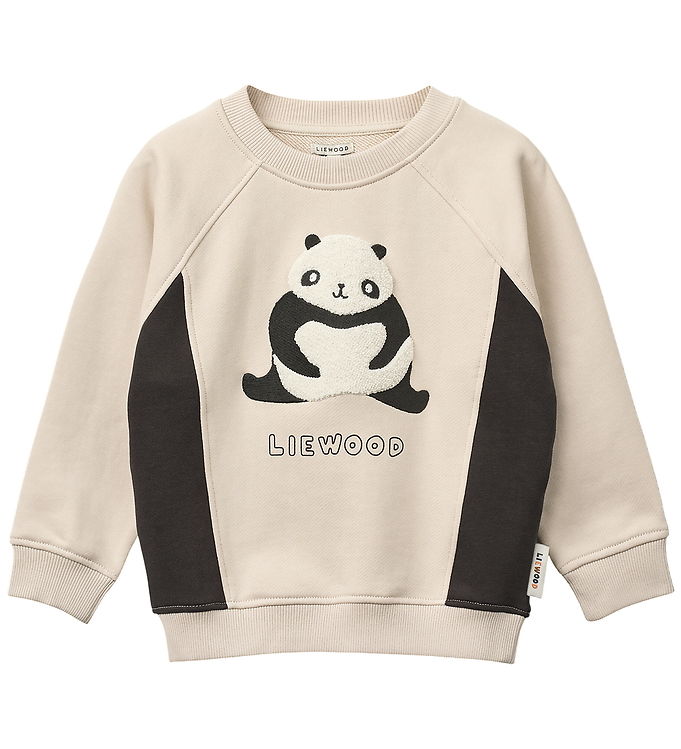 Liewood Sweatshirt - Aude - Panda/Sandy/Dark Grey