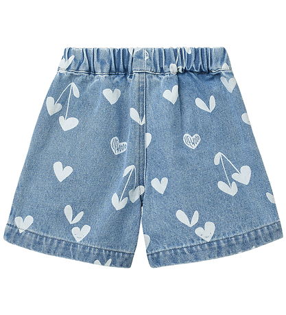 Liewood Shorts - Borrisa - Denim - Sweethearts/Light Blue Denim