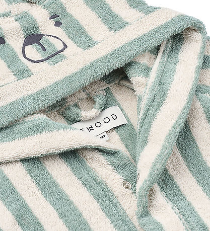 Liewood Badekåbe -  Lily - Peppermint/Creme de la Creme