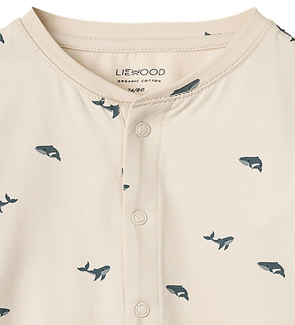 Liewood Natdragt - Birk - Mini Whale/Sandy
