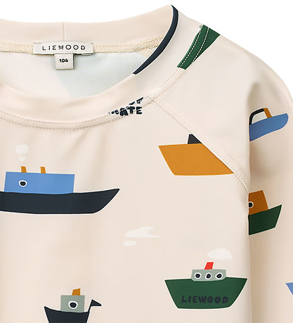 Liewood Badebluse - Noah - UV40+ - Sailing/Sandy