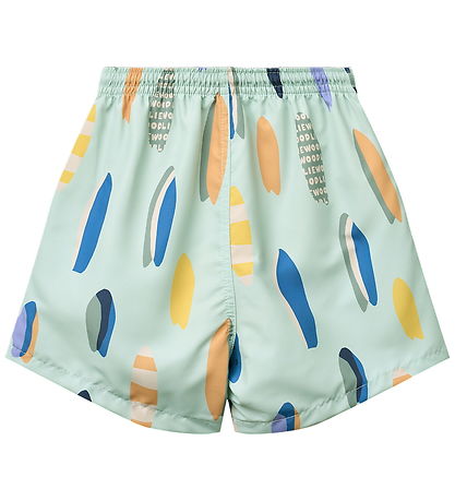 Liewood Badeshorts - Duke - Boards/Light Peppermint