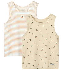 Liewood Tanktoppe - 2-pak - Faris - Mini Peach Sea Shell/Stripe 