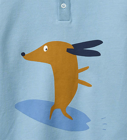 Liewood Nattøj - Wilhelm - Dog/Fun/Beack Blue/Mix