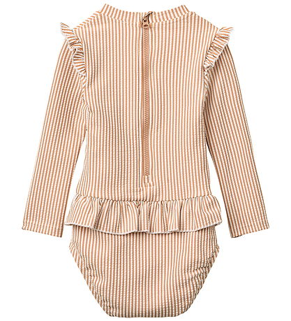 Liewood Badedragt - Sille Baby - Y/D Stripe Pale Tuscany/Creme d
