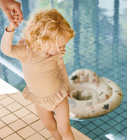 Liewood Badedragt - Sille Baby - Y/D Stripe Pale Tuscany/Creme d
