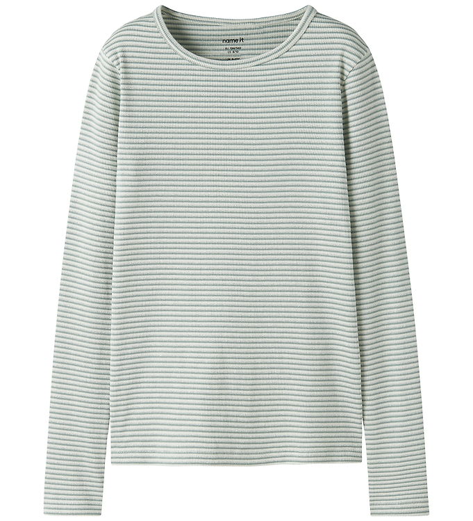 NAME IT Bluse Kommaku Green Milieu