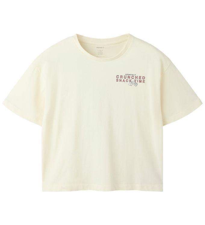 Name It T-shirt - NkfKean - Antique White