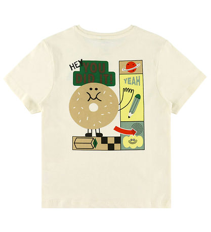 Name It T-shirt - NkmKnaso - Antique White