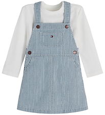 Tommy Hilfiger T-shirt/Spancer - Light Blue Railroad Stripes