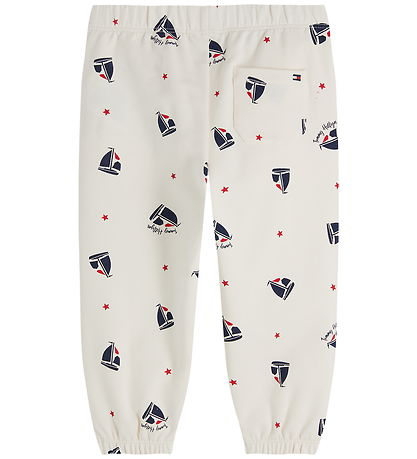 Tommy Hilfiger Sweatpants - Boat Aop/Beige