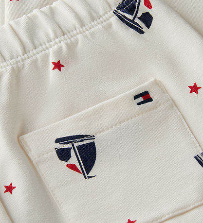 Tommy Hilfiger Sweatpants - Boat Aop/Beige