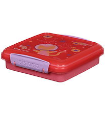 Sistema Madkasse - Sandwich Box - 450ml - Rosa/Lilla m. Print