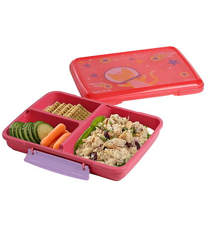 Sistema Madkasse - 820 ml - Multi Split - Rosa/Lilla m. Print