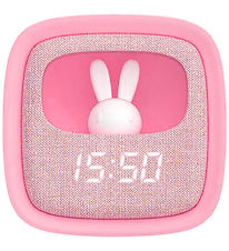 Mobility on Board Vækkeur m. Lys - Billy Clock - Pink Marshmallo
