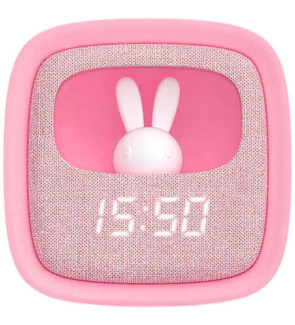 Mobility on Board Vækkeur m. Lys - Billy Clock - Pink Marshmallo