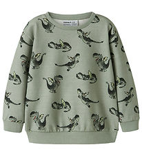 Name It Sweatshirt - NmmKasse - Green Milieu