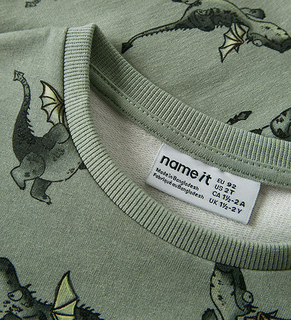 Name It Sweatshirt - NmmKasse - Green Milieu