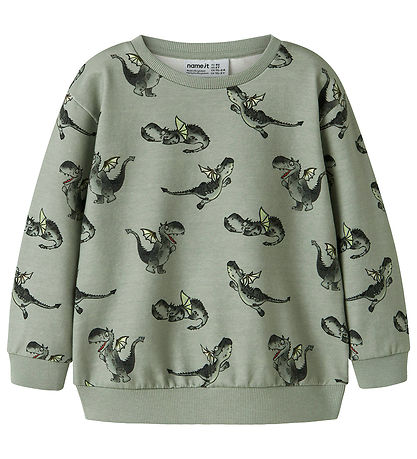 Name It Sweatshirt - NmmKasse - Green Milieu