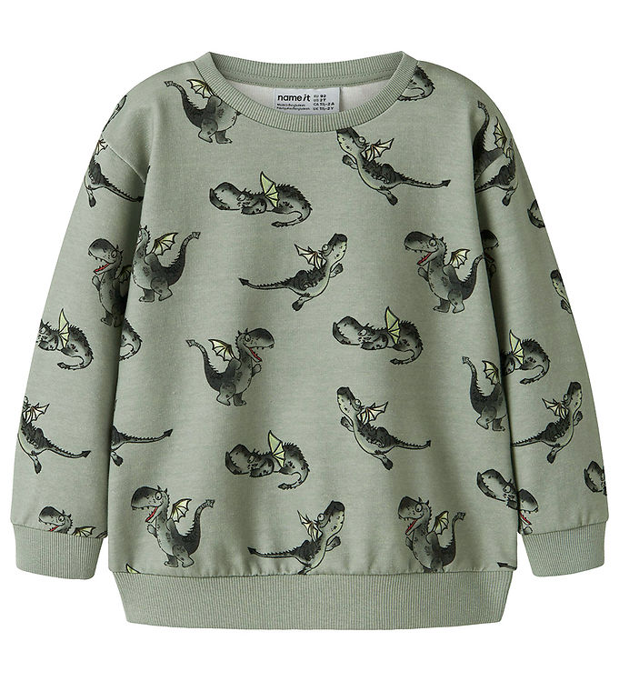 Name It Sweatshirt - NmmKasse - Green Milieu