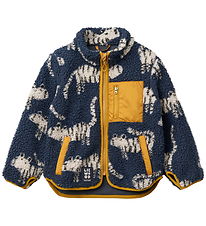 Liewood Fleecejakke - Nolan - Tiger/Classic Navy