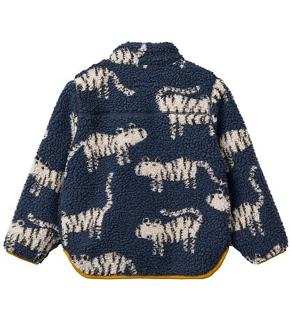 Liewood Fleecejakke - Nolan - Tiger/Classic Navy